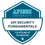 API Security Fundamentals certification badge