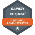 Rapid7 Nexpose certification badge